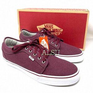 VANS Chukka Low Top Canvas Red Wine Casual Women’s VN000ZUMGPK Sneakers 9 Size